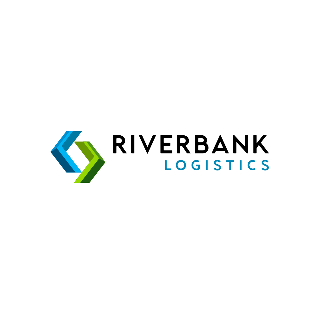 Riverbank Logistics branding, grafisch ontwerp belettering wagenpark en nieuwe website