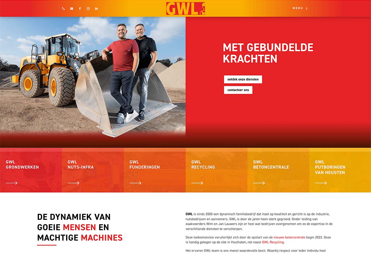 Nieuwe website voor GWL